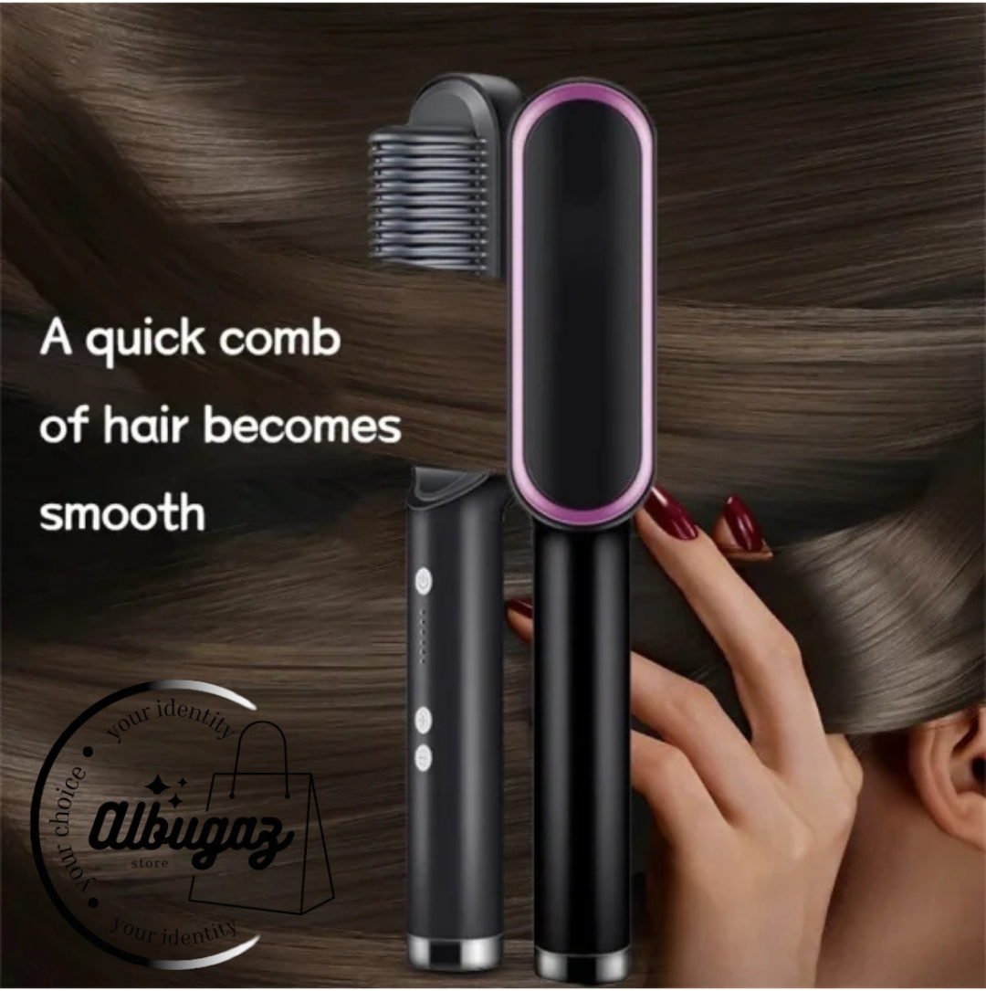 Hair Straightener Brush & Styler