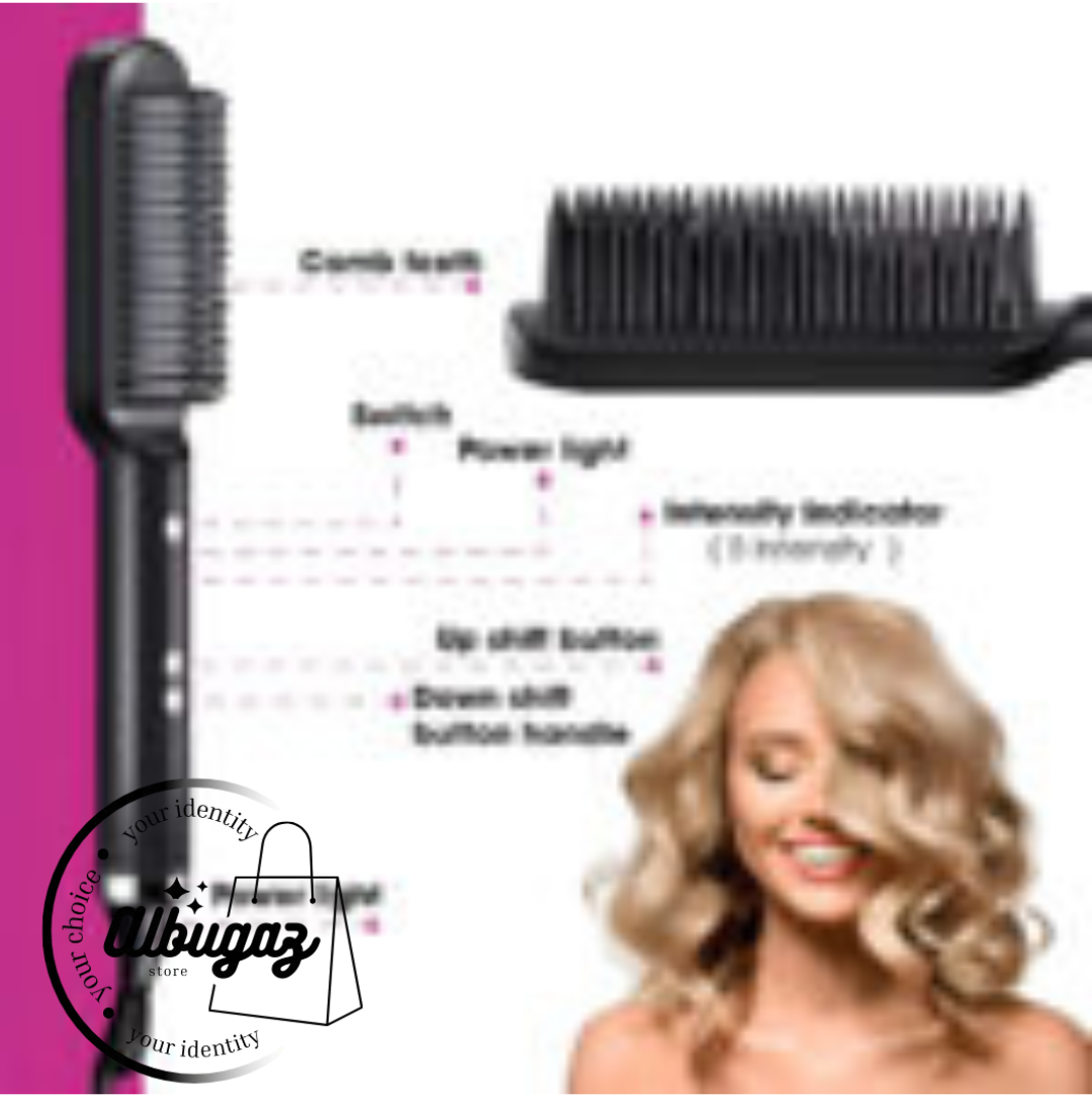 Hair Straightener Brush & Styler